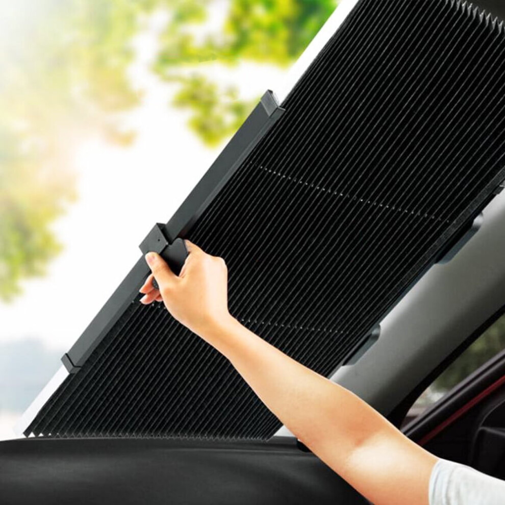 Car Retractable Windshield Sun Shade Uv Protection 1 Piece 9370362140395