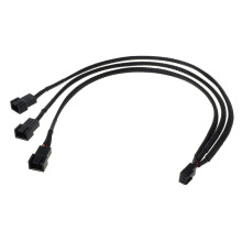 3-Pin PWM Fan Splitter Cable 1 to 3 30cm