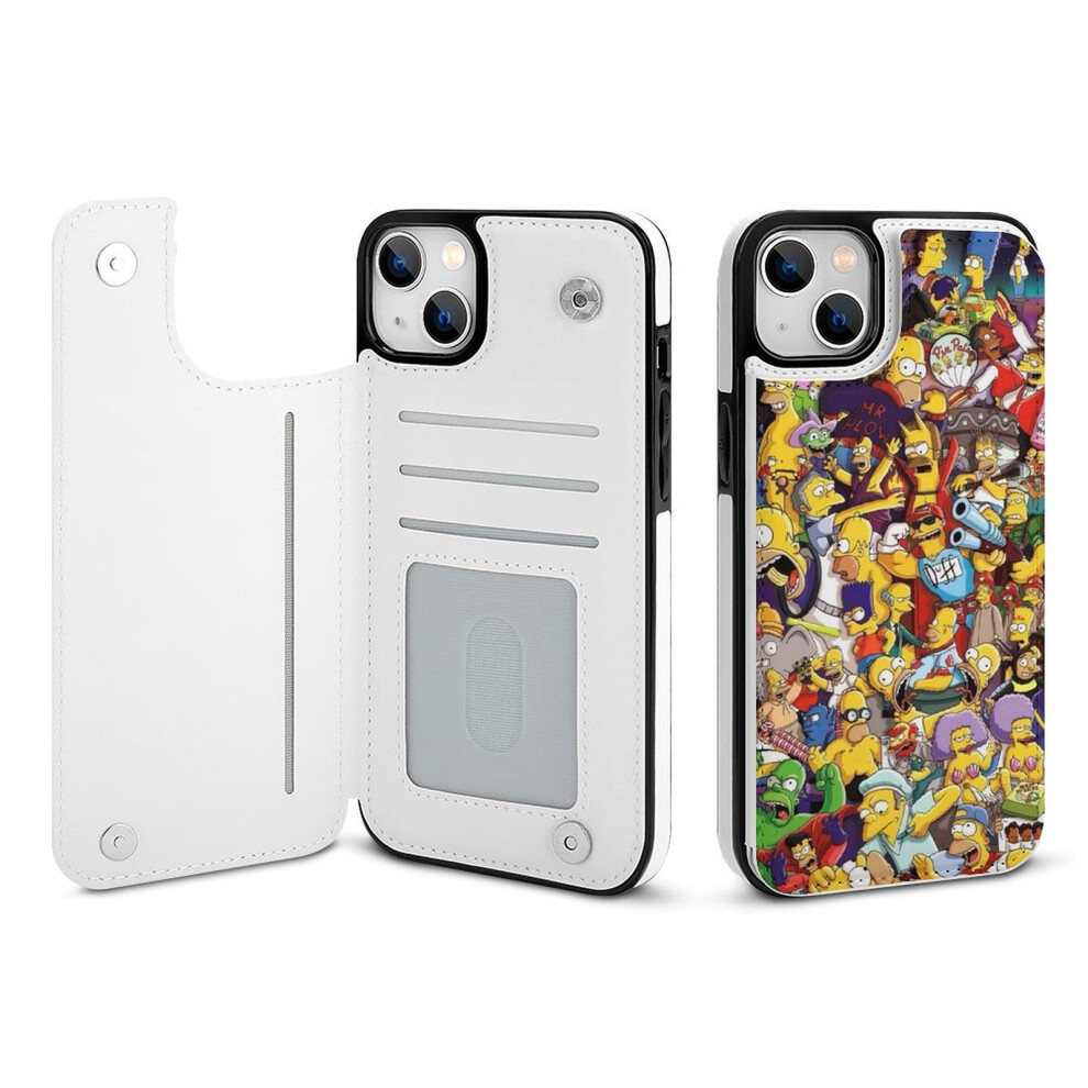Iphone 14 Plus Wallet Case Pu Leather Flip Folio With Card 9370362146366