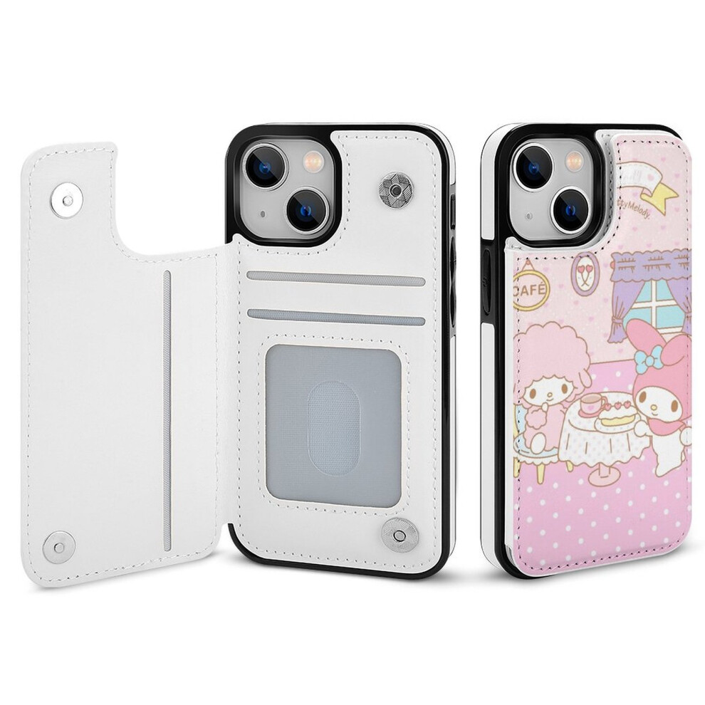Iphone 14 Wallet Case Pu Leather Flip Folio With Card 9370362146243