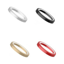 4 anillos protectores de lente de cámara de aleación de titanio compatibles con Apple iPhone XR - Colores aleatorios