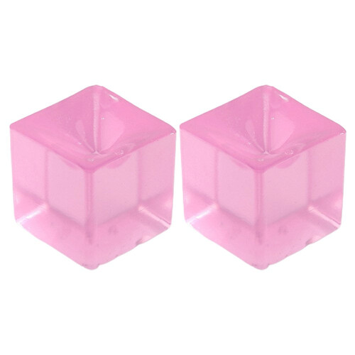 SUGARMOM TPR ice cube squeeze toys transparent square 2 pcs 1
