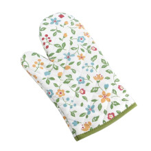 Oven Mitts Green Heat-Resistant Kitchen Gloves One Size