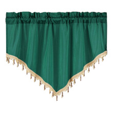 Windows valance scalloped sheer 51.1" W x 23.6" L