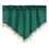 Windows valance scalloped sheer 51.1" W x 23.6" L 1