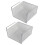 Under Shelf Basket Mesh Stainless Steel 2-Pack 2