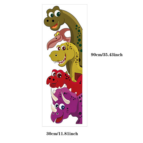 Dinosaurs wall decals for doors, 1 set 1
