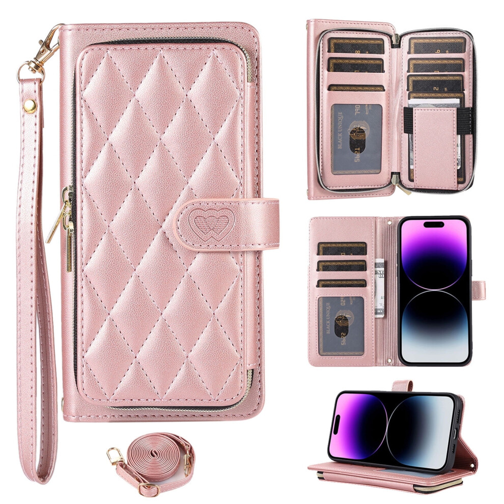 Iphone 16 Crossbody Strap And Lanyard For Pu Leather Wallet 9370362161727