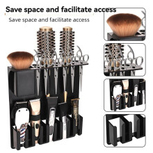 2X Professional Wall Mount Barber Electric Clipper Holder Salon Beauty Organizer Hairdressing Styling Tools Storage Rack