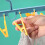 Clothes Drying Rack with Clips 2 Pack 6
