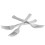 Plastic silver forks glossy heavy-duty 75-pack 7