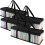 CD storage bags transparent PVC with handles 4 pack 2