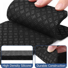 8PCS Double-Sided Non-Slip Exercise Bike Mat, Silicone Shockproof Mat for Exercise Bike, Treadmill, Walking Pad