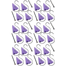 SLADE 24 Pcs Clarinet Swab Clarinet Cleaning Cloth Pull Through Swab Cleaner Cloth for Inside Tube