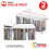 DVD storage bags set white with handles and zipper 2