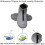 Waterproof Reusable Rain Shoe Covers with Zipper 1 Pair 3