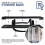 CD storage bags transparent PVC with handles 2 pack 2