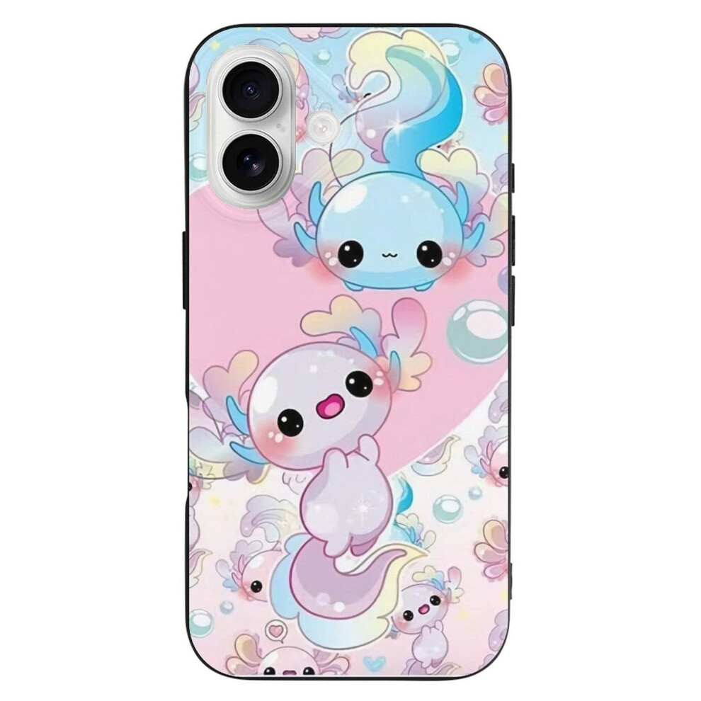 Kawaii Axolotl Tpu Iphone 16 Case Â Ultra Slim 9370362170217