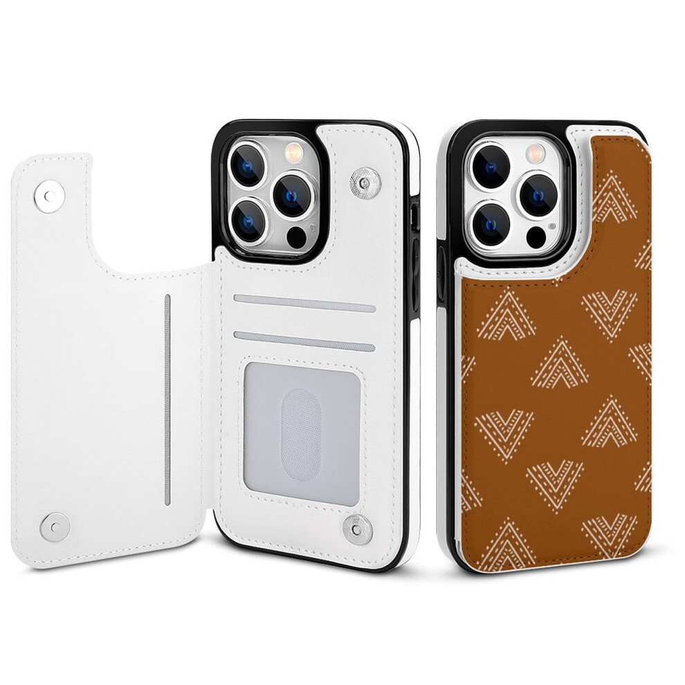Bohemian Iphone 14 Pro Wallet Case Pu Leather Flip Folio 9370362172105
