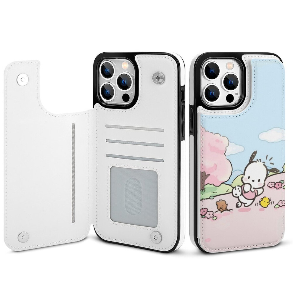 Pochacco Wallet Case For Iphone 14 Pro Max Pu Leather Folio 9370362172136