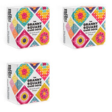 150 St Mix & Matcher Designa Granny Square Card Decks, Knitting Kit för Vuxna