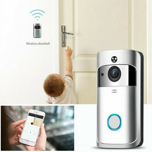 Wireless WiFi Video Doorbell with Intercom and Security 2