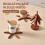 Wooden Trivets Set Walnut 5pcs 7.87 inch 7