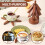 Wooden Trivets Set Walnut 5pcs 7.87 inch 8