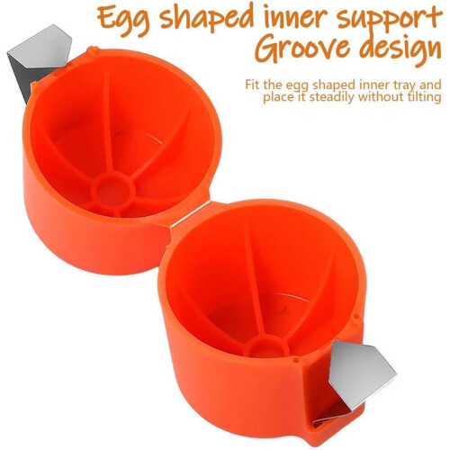 Egg Shell Opener Tool Portable Handheld with Separator 2