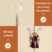 Acchiappasole Spettrale di Halloween per Pannelli di Finestre Acchiappasole, Decorazioni Uniche di Ornamento Spettrale di Halloween per La Casa A