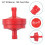 Red Inline Fuel Filter for Lawn Mower with 20 pcs 1/4 in 2