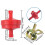 Red Inline Fuel Filter for Lawn Mower with 20 pcs 1/4 in 3