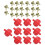 Red Inline Fuel Filter for Lawn Mower with 20 pcs 1/4 in 5
