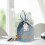 Bunny Ear Flannel Candy Gift Bags Blue 10 pcs 5
