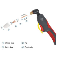 PT31 Plasma Consumables Fit CUT35 CUT40 CUT50 with Plasma Cutter Torch PT31 LG40 (60 PCS)