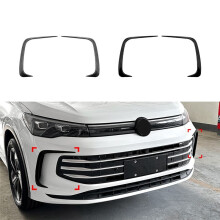 Auto Voorbumper Lip Splitter Spoiler Mistlamp Canard Trim voor MK3 Auto Exterieur Accessoires Helder Zwart