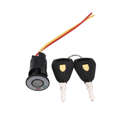 E-bike Ignition Key Switch 2-Wire Position Lock with Key 1