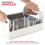 DVD storage box faux leather white holds 28 discs 4