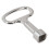 Square Key for Water Tap and Heating Vent 8mm 3 pcs 4