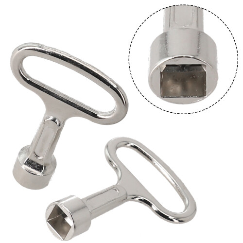 Square Key for Water Tap and Heating Vent 8mm 3 pcs 2
