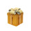 Christmas gift boxes matte gold 16x16 inches 2