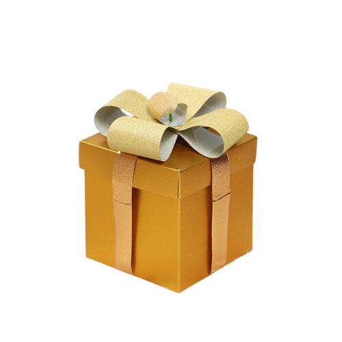 Christmas gift boxes matte gold 16x16 inches 1