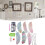 Feather Bookmark Diamond Painting Kit 6 Pieces 4