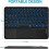 QUTETN Bluetooth keyboard with touchpad and backlight 3