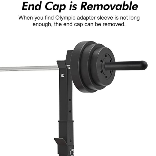 Barbell Weight Plate Adapter Sleeve 2 pcs 1