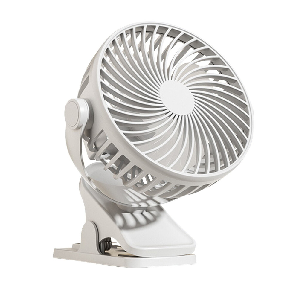 Clip-On Desk Fan 3-Speed Portable Rechargeable 946140714684