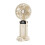 (white) Portable Hand-held Fan Mini Folding Desk Fan Cooler Cooling USB Rechargeable 1