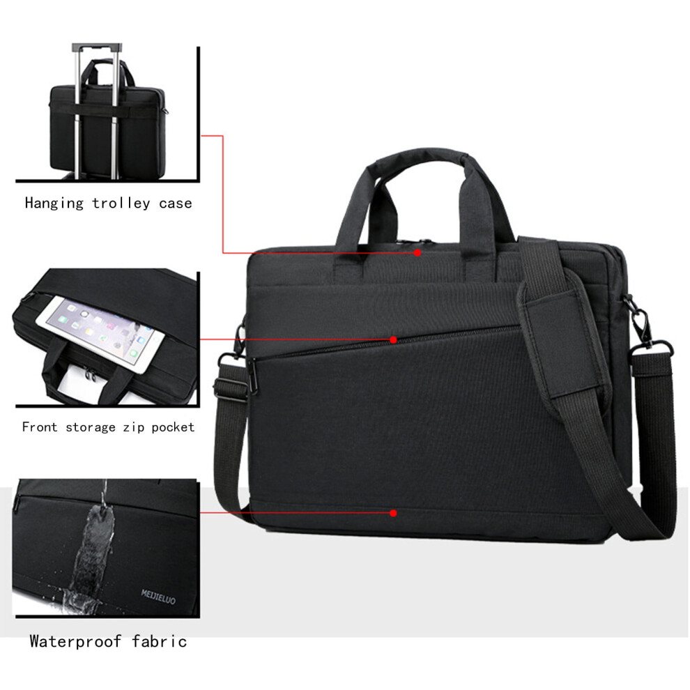 Laptop Shoulder Bag 15.6-Inch Water-Repellent Lightweight 946140720166