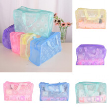 Limei cosmetic bag blue clear 1 pack