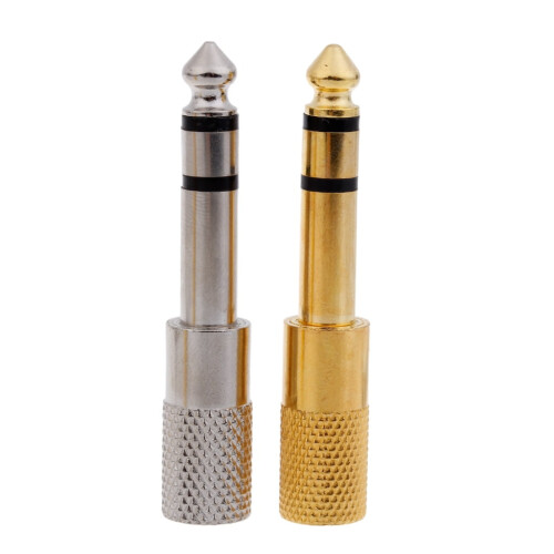 3.5mm to 6.35mm audio adapter converter 1 pack 2